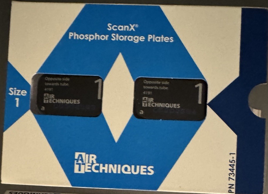 Air Techniques ScanX Phosphor Plates Size 1 Dentistry MPN 73445-1 ( 1 pkg)
