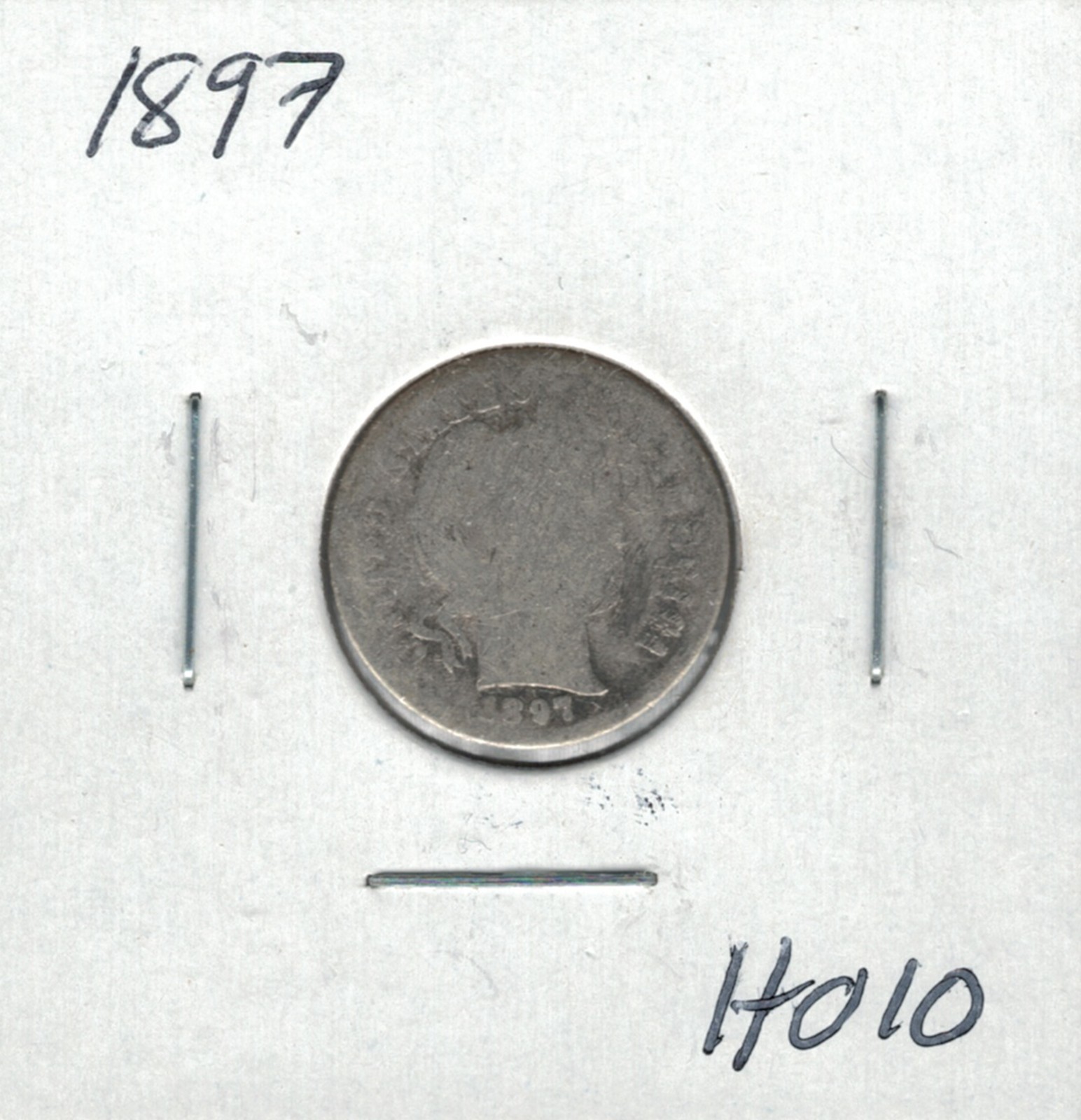 1897 Barber Dime H010 !!!Free Shipping!!!