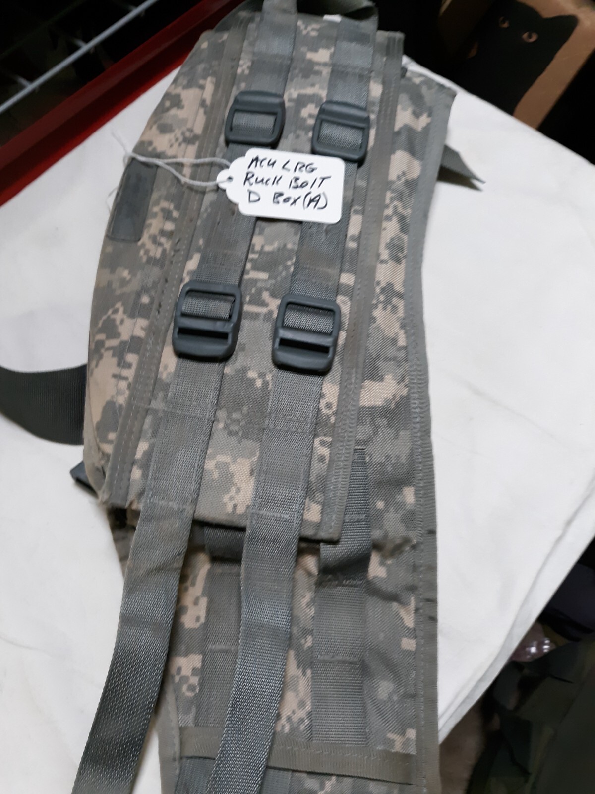 USGI MOLLE II Molded Padded/Kidney Waist Belt for Large Ruck Sack ACU (A)