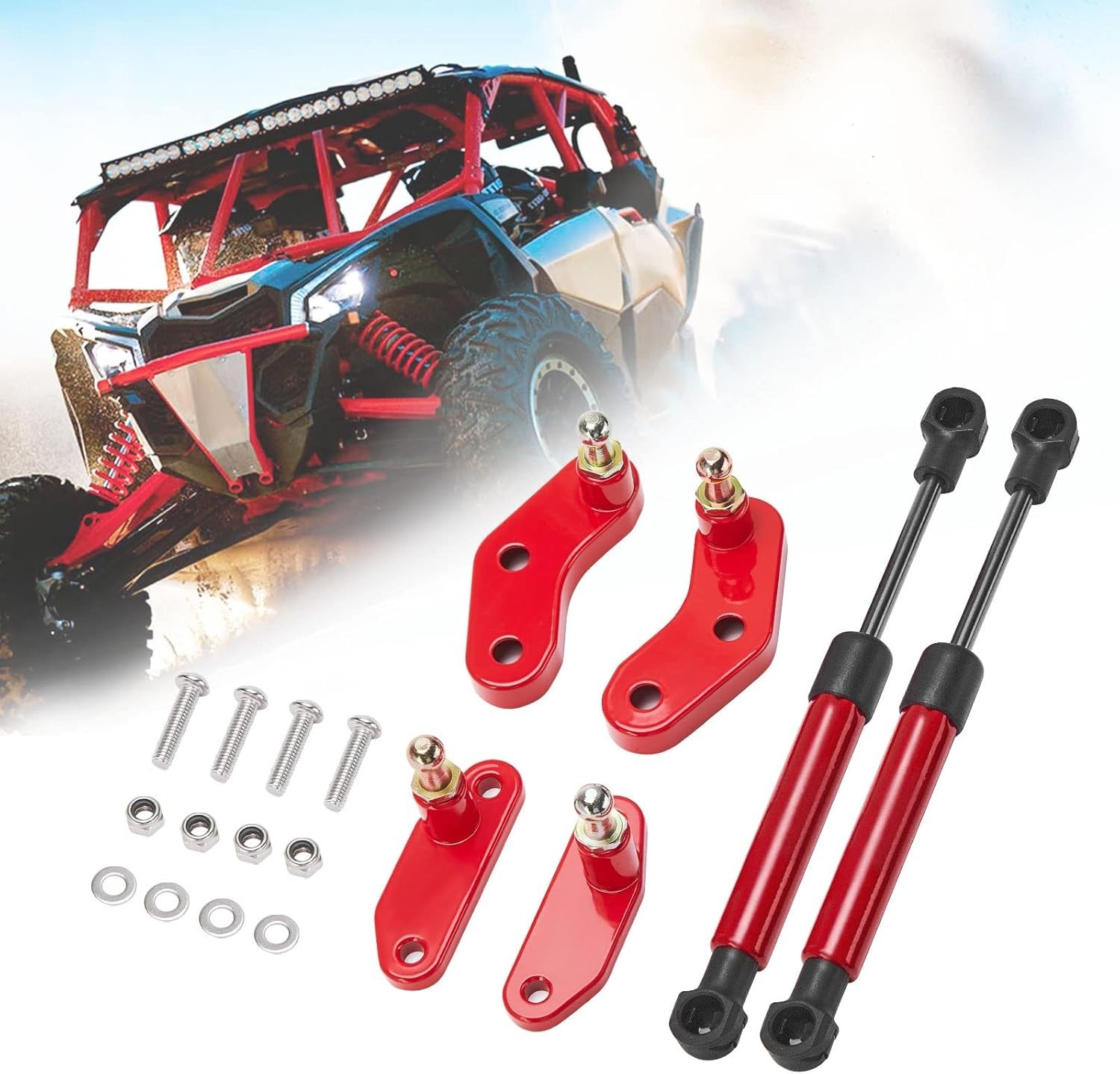 X3 Door Opener Kits Door Shocks Struts Compatible with 2017-2025 Can Am Maverick