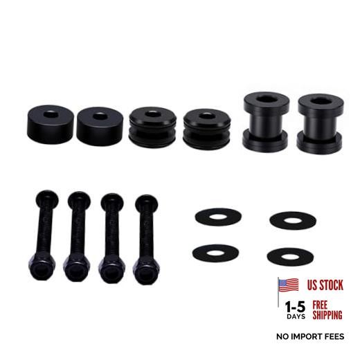 Black 2 Black Sissy Bar Docking Hardware Kit for Harley Touring FLSTC