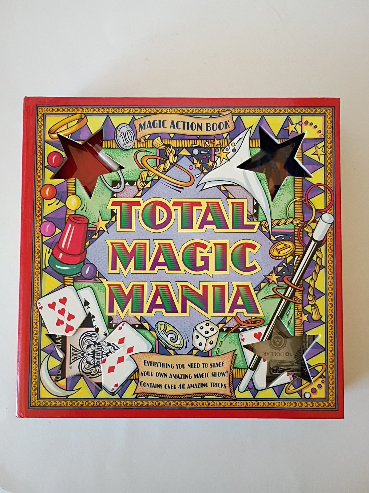 TOTAL MAGIC MANIA! Beginner Kit for KIDS! Lightly Used, Complete Set Of Tricks!