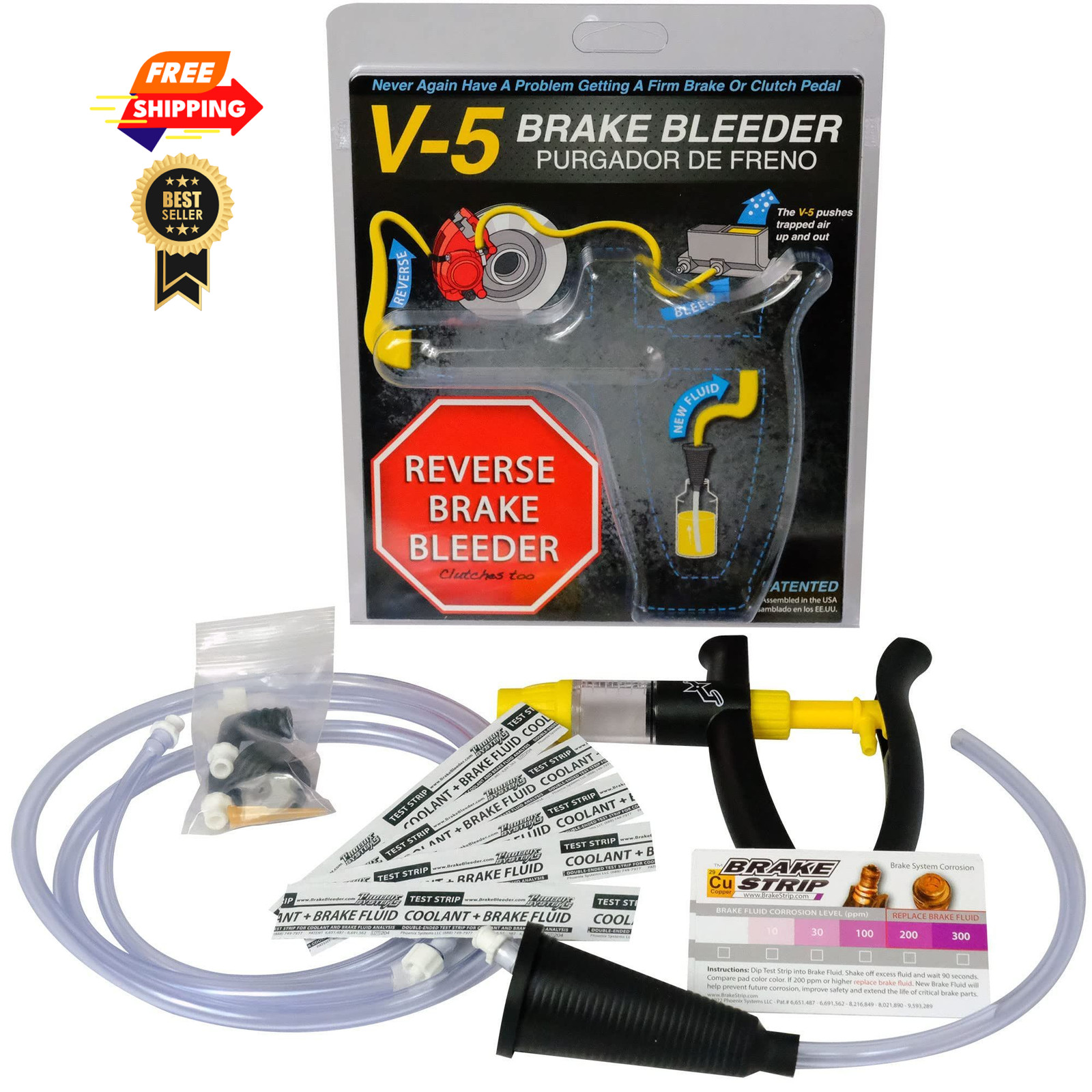 Phoenix Systems 2104-BRK V-5 Reverse Brake and Clutch Bleeder (Includes 5...