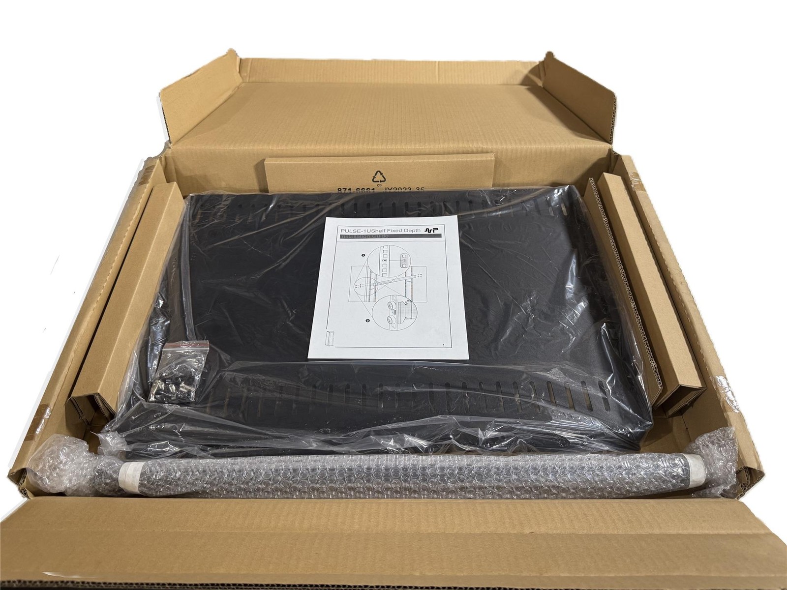 NEW 1U Rack Mount Shelf | Adjustable Depth PULSE APC DELL Server Shelves