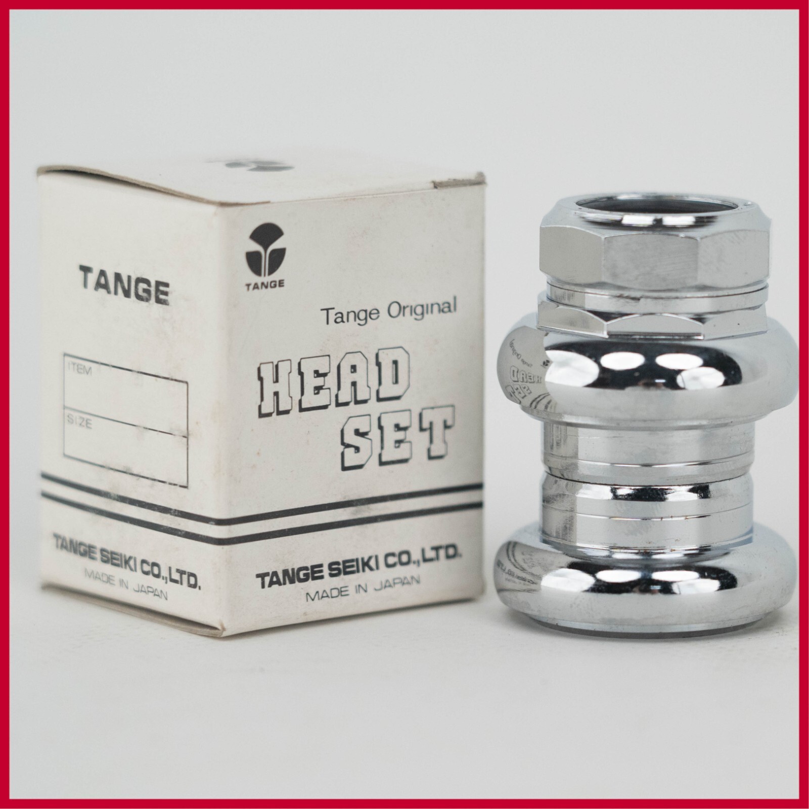 NOS TANGE CHROMED STEEL 1" INCH HEADSET VINTAGE THREADED THREAD ME-SI