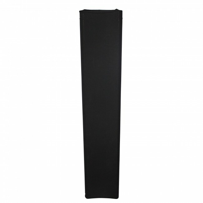 Pro X Black 4.92ft 1.50 meter Lycra Cover Scrim fits 12" Quad Box Truss Segment