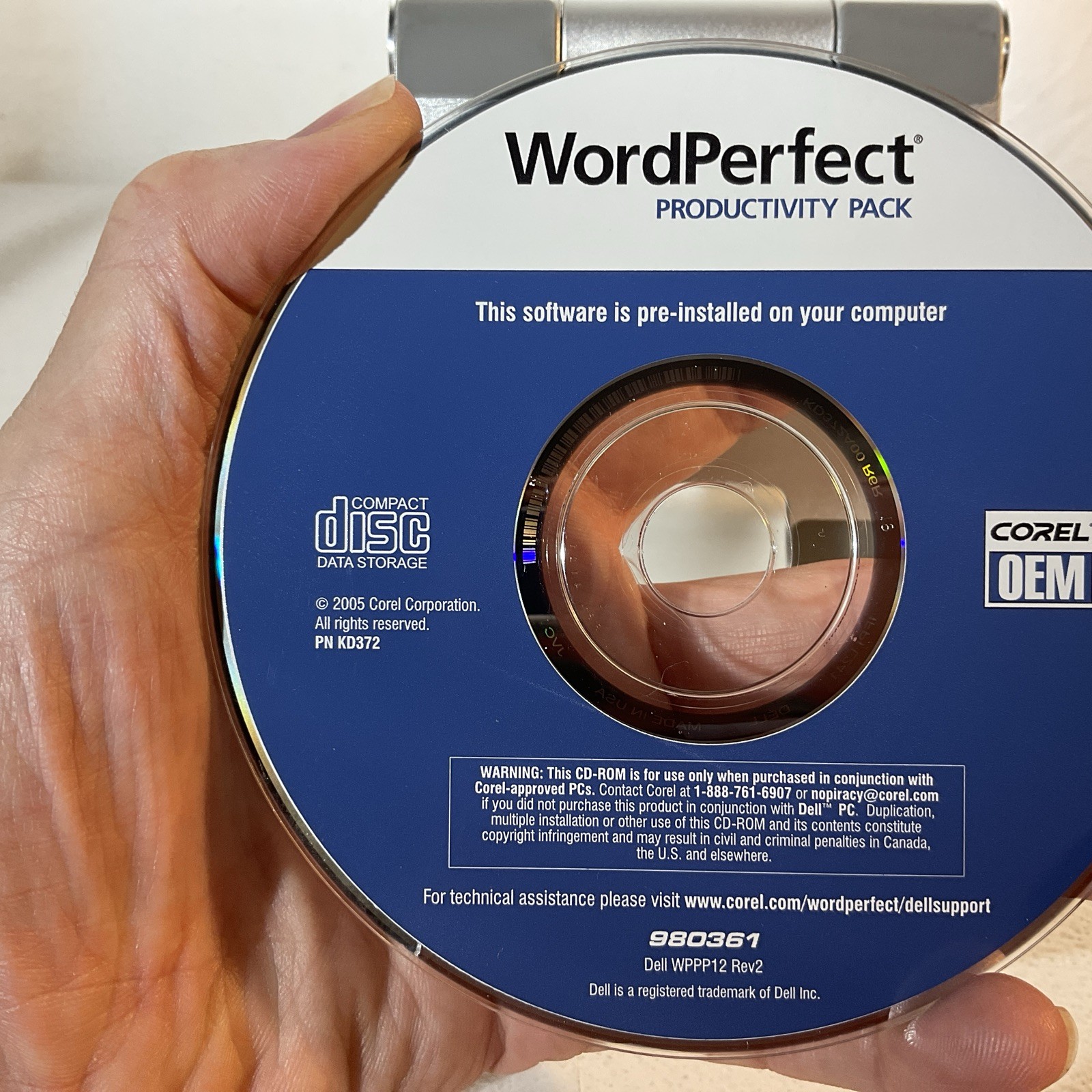⭐️⭐️⭐️⭐️⭐️ Corel WordPerfect Productivity Pack PC CD Disc 2005