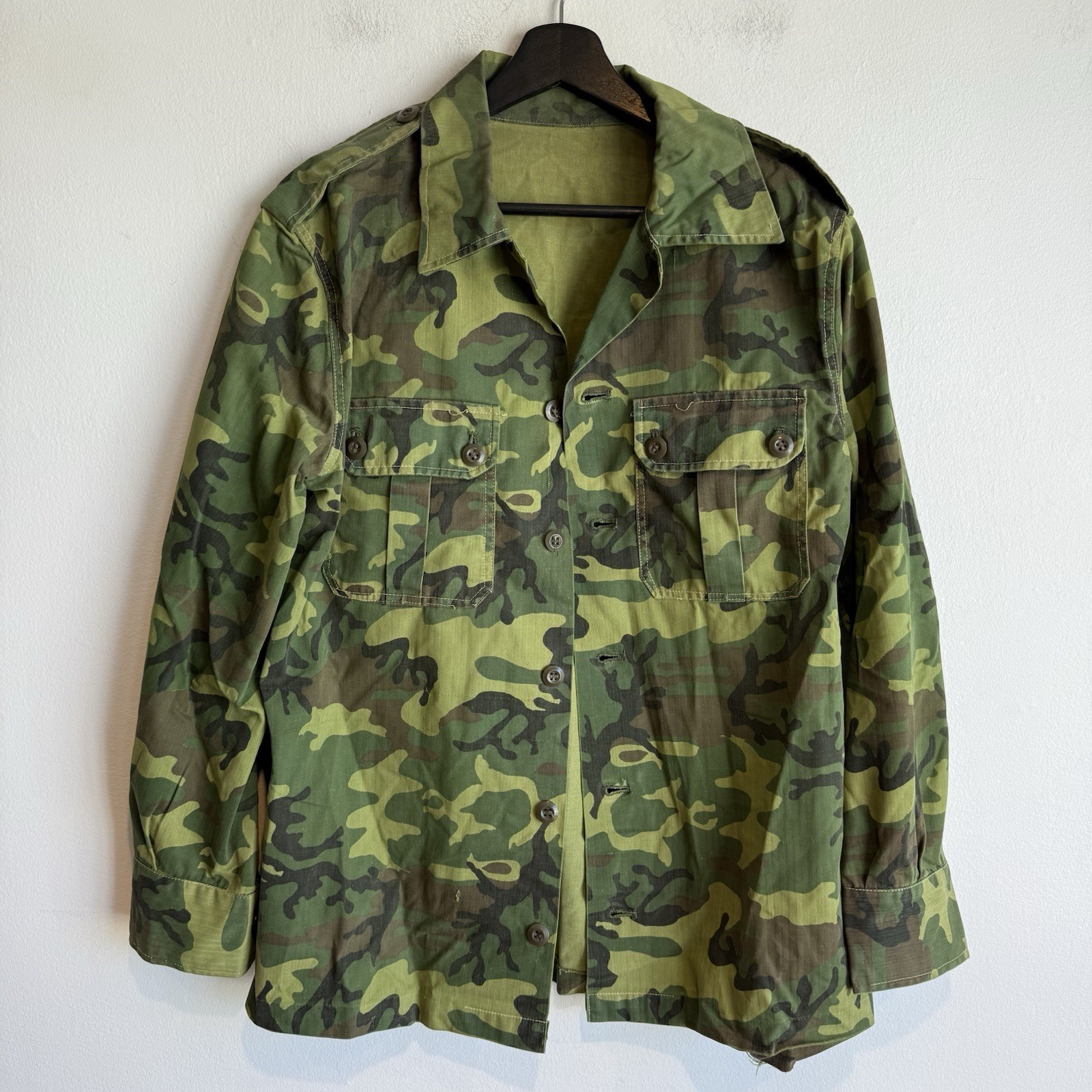 1980s Romanian Made Iraqi ERDL HBT Camo Jacket Mint Republican Guard