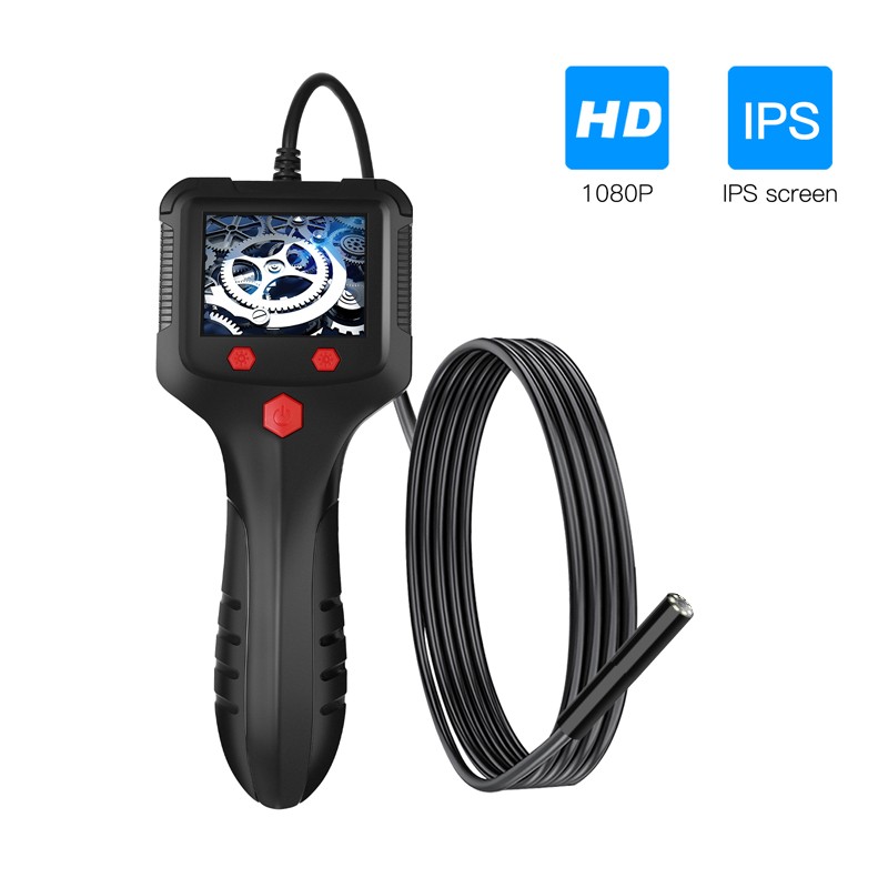 Handheld 2.4" Endoscope IP68 Waterproof Industrial Borescope Inspection Camera