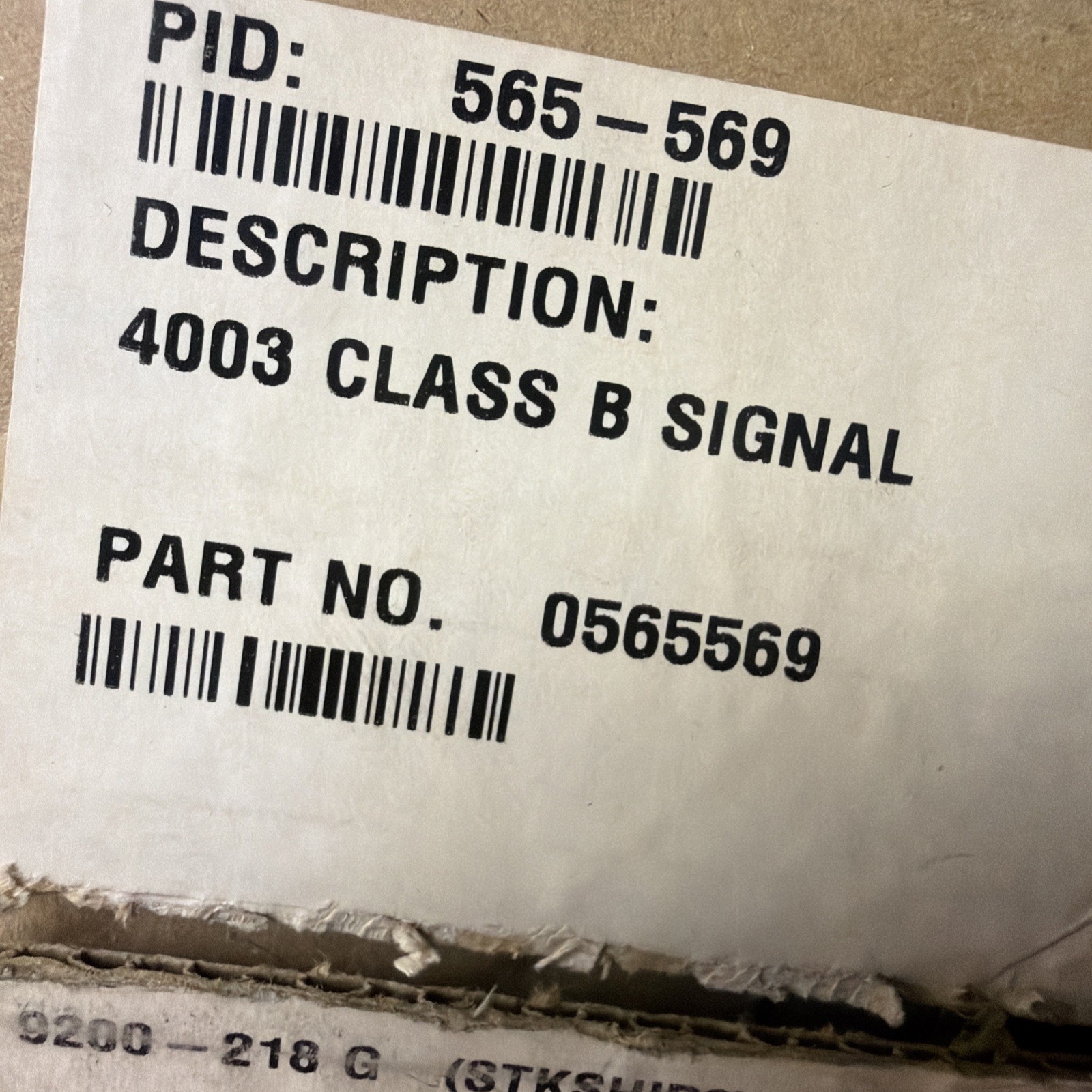 Simplex 4003 Four Circuit Signal Card 565-569