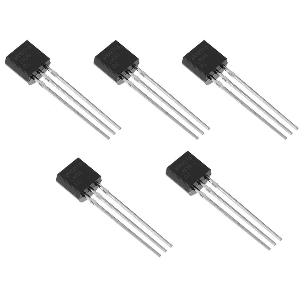 5Pcs LM35DZ LM35 Analogue Precision Centigrade Temperature Sensor Ic,To-92