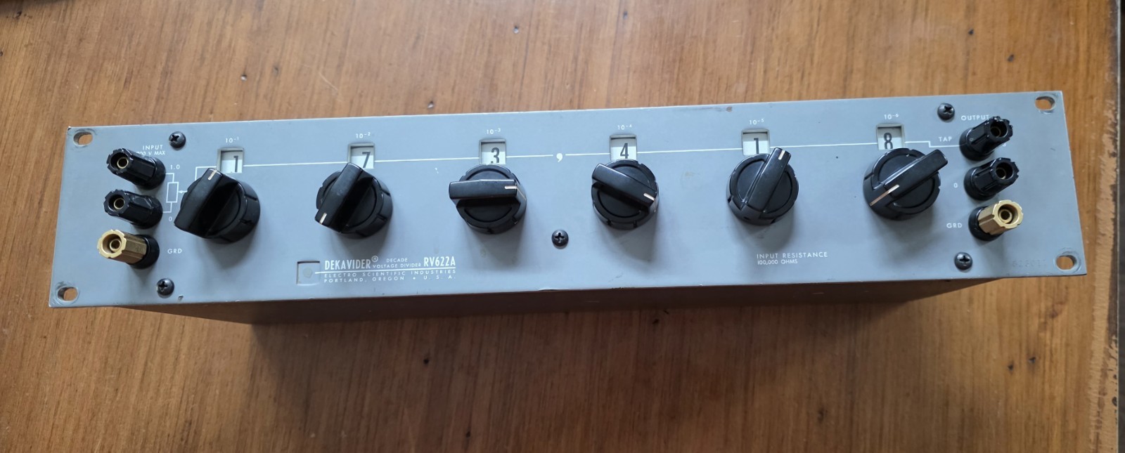 ELECTRO SCIENTIFIC IND (ESI) RV622 VOLTAGE DIVIDER (100K OHM)