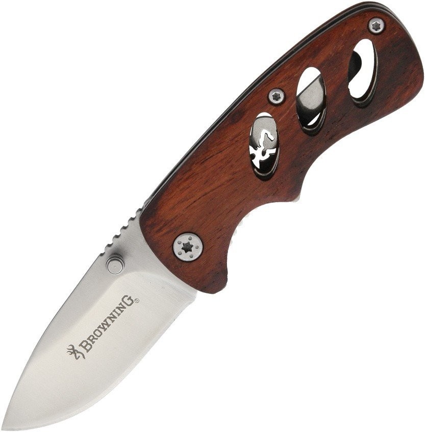 Browning Small Cocobolo Linerlock Folding Pocket Knife - 3220097