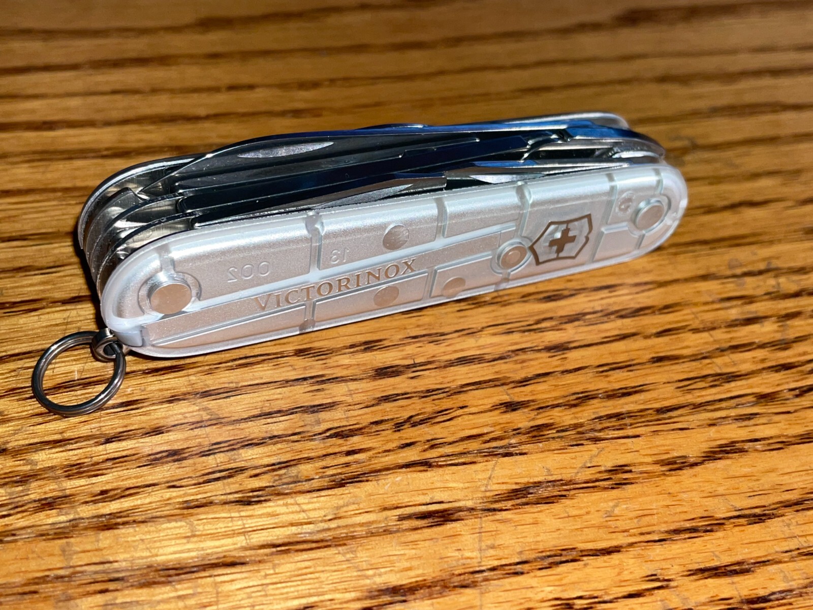 New Victorinox Swiss Army 91mm Knife  DELUXE TINKER SilverTech  1.4723.T7