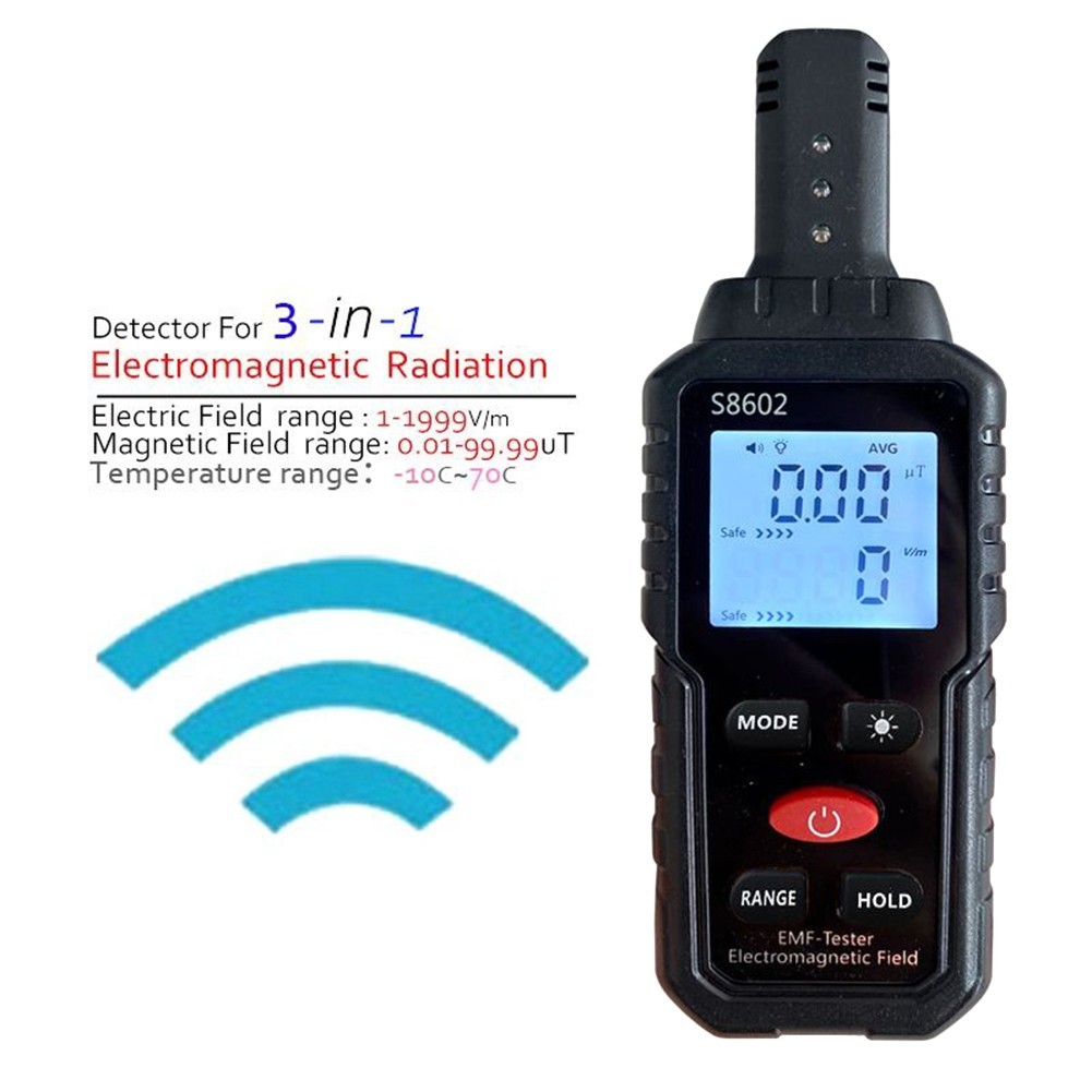 Radiation Detectors Radiometer Test Meters Digital Radiation Electromagnetic