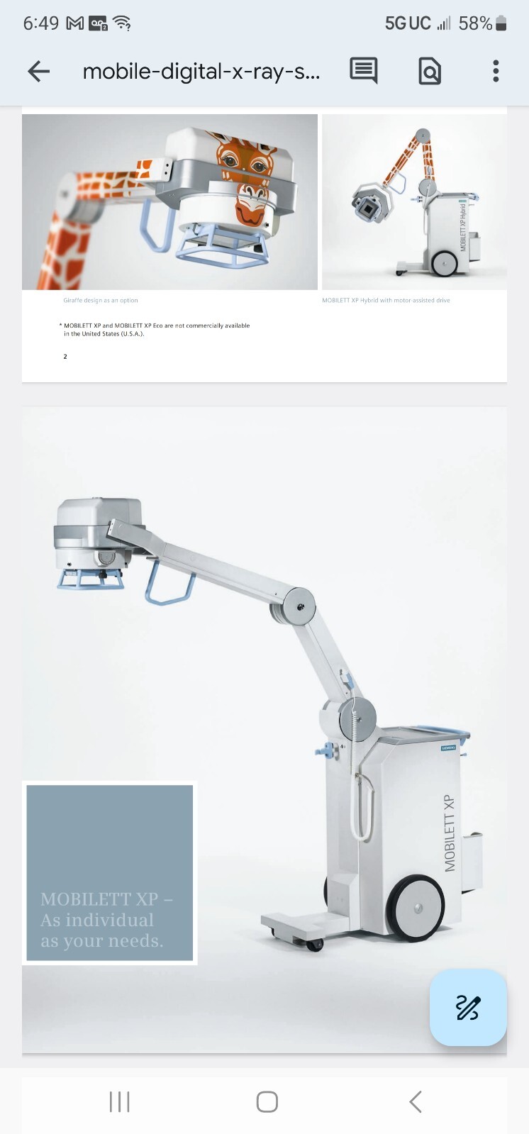 mobile digital ray machine siemens canon