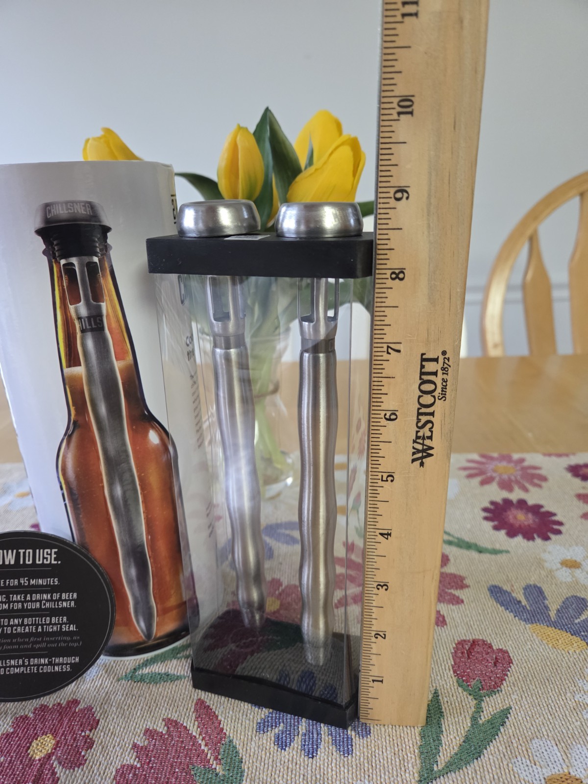 Chillsner by Corkcicle 2 PACK Drink Thru High Tech Beer Chillers - NEW