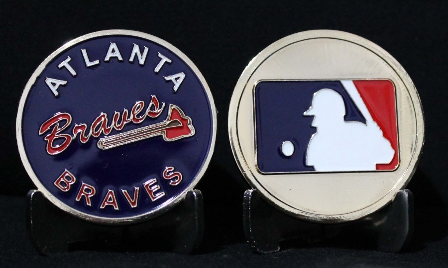 MLB ATLANTA BRAVES COLLECTIBLE CHALLENGE COIN NEW DESIGN