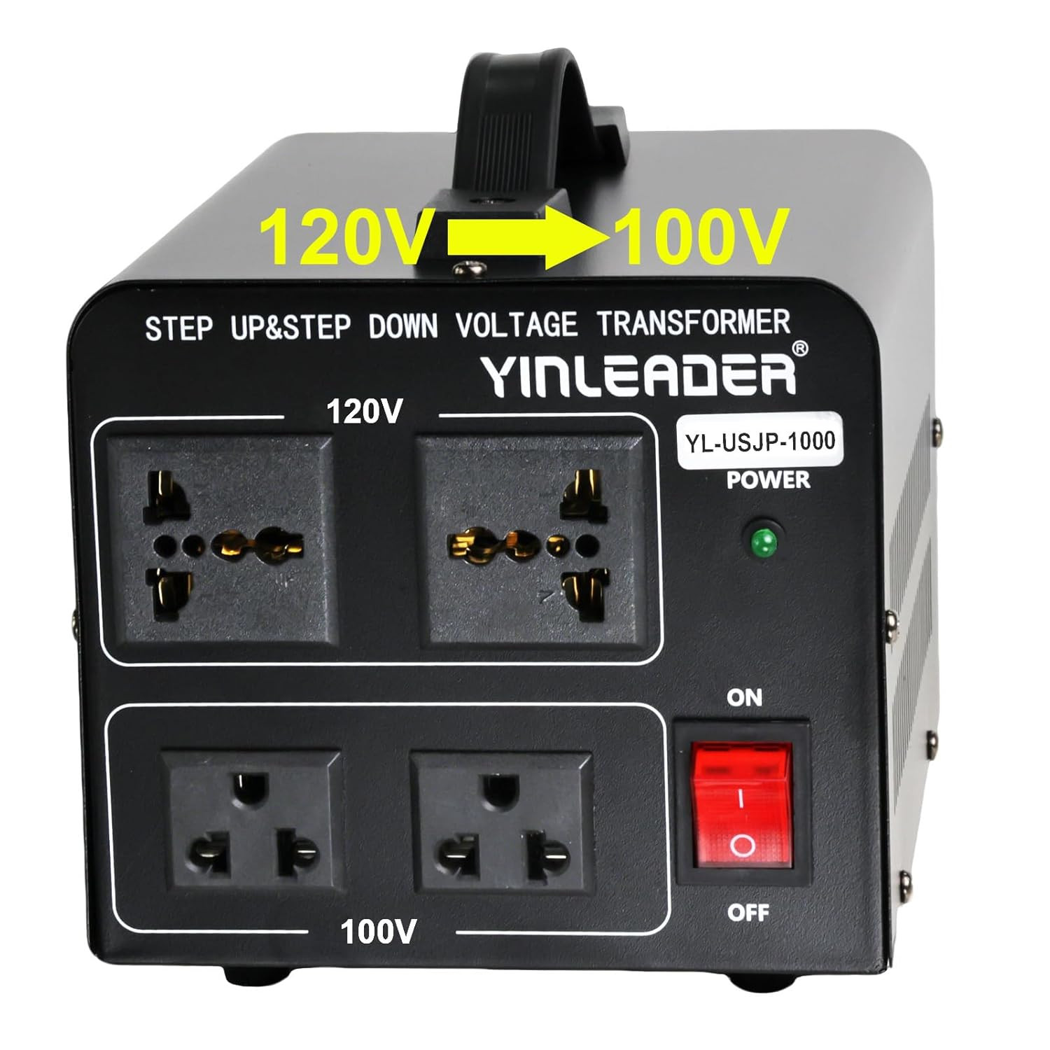 1000W Voltage Converter 120V To 100V Japan Step Up Down Transformer US JP