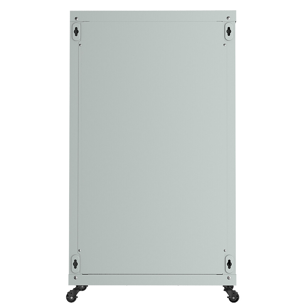 18U Wall Mount Server Rack Data Enclosure Network Cabinet GRAY IT 24" Depth