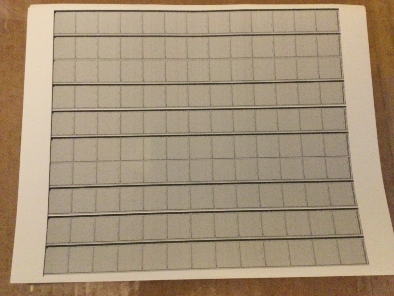 1/48 O scale 11" x 8” self adhesive cement sidewalk sheets. 4 sections per unit.