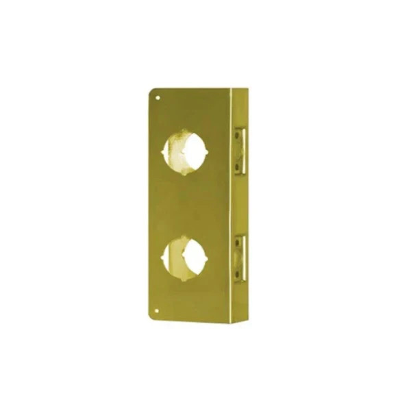 Don-Jo 256-PB-CW Wrap Plate for Double Lock Combinations