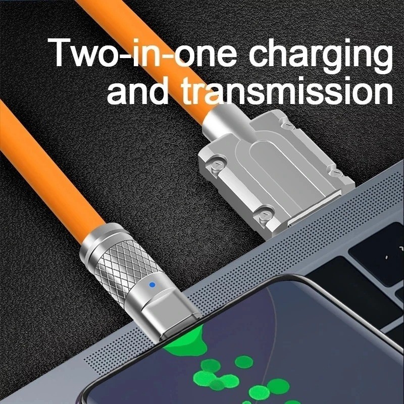 3 Pack 120W USB C Fast Charge Cable Liquid Silicone Type C Charger Cord