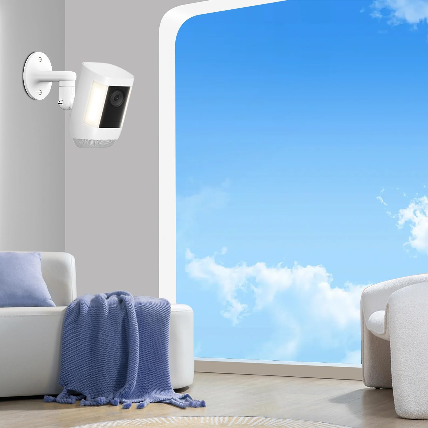 Wall Mount for Ring Spotlight Cam Battery and Ring Spotlight Cam Plus/Pro (Batte