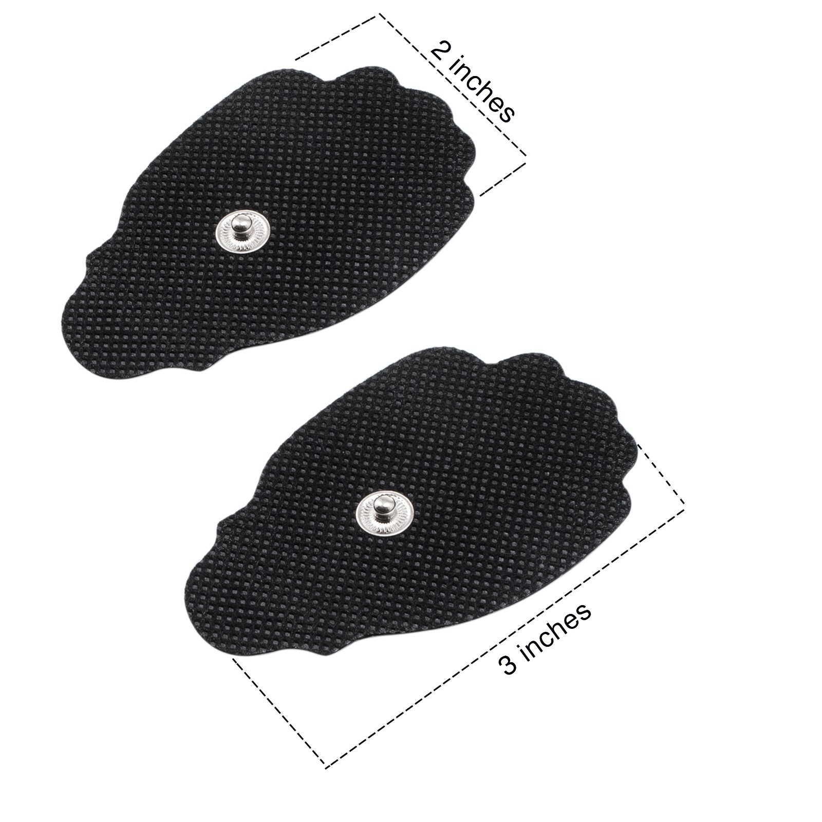 Tens Unit Muscle Stimulator Electrodes Replacement Pads Reusable Waterbase (10)
