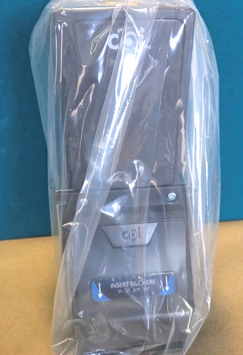 CPI MEI Mars Talos T6T1-U5EUS 120 volt bill acceptor accepts $1. to $20. bills