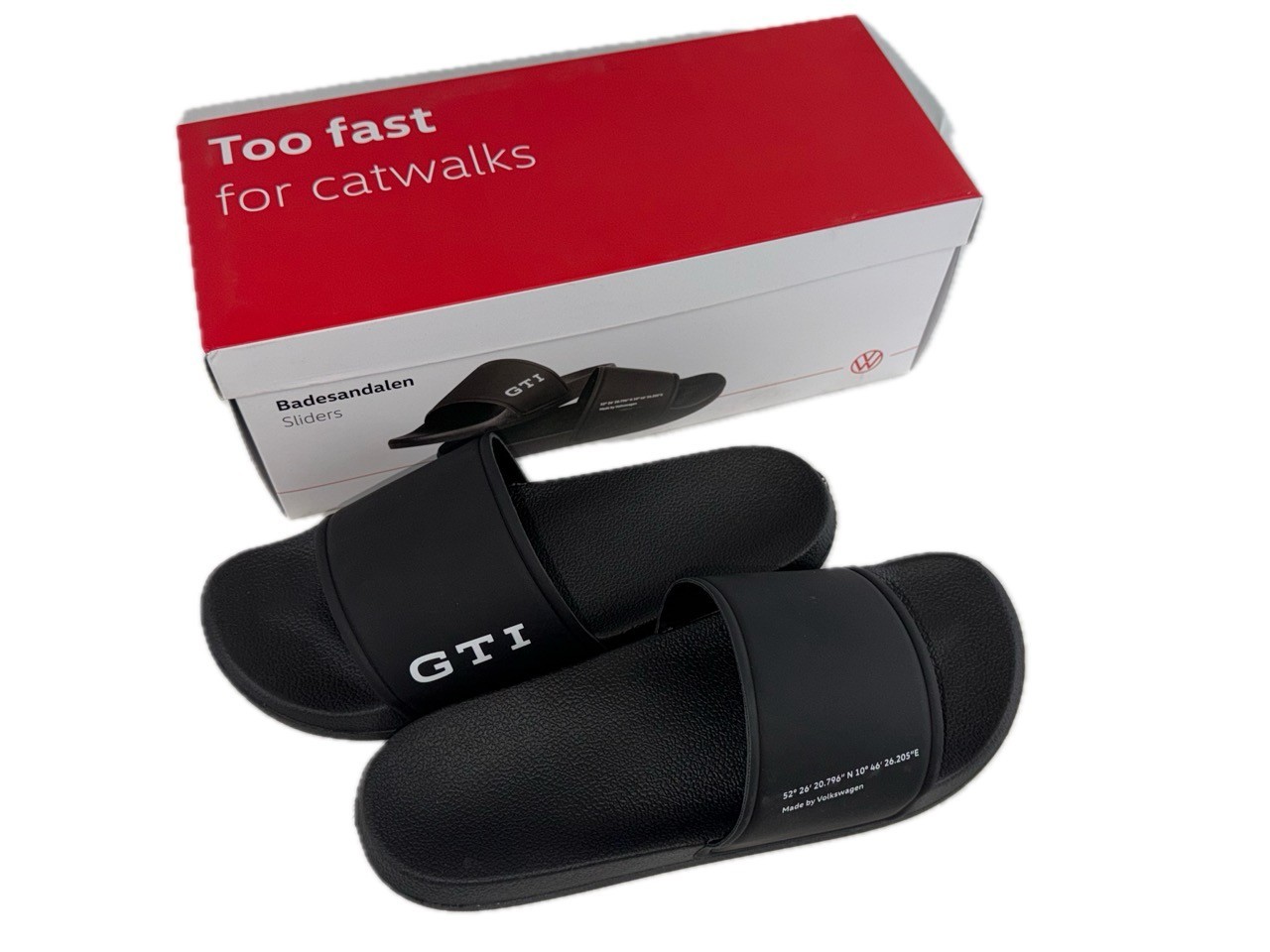 NEW VW GTI Flip Flops Bathing Sandals Bathing Shoes Sliders Slippers 5HV084350