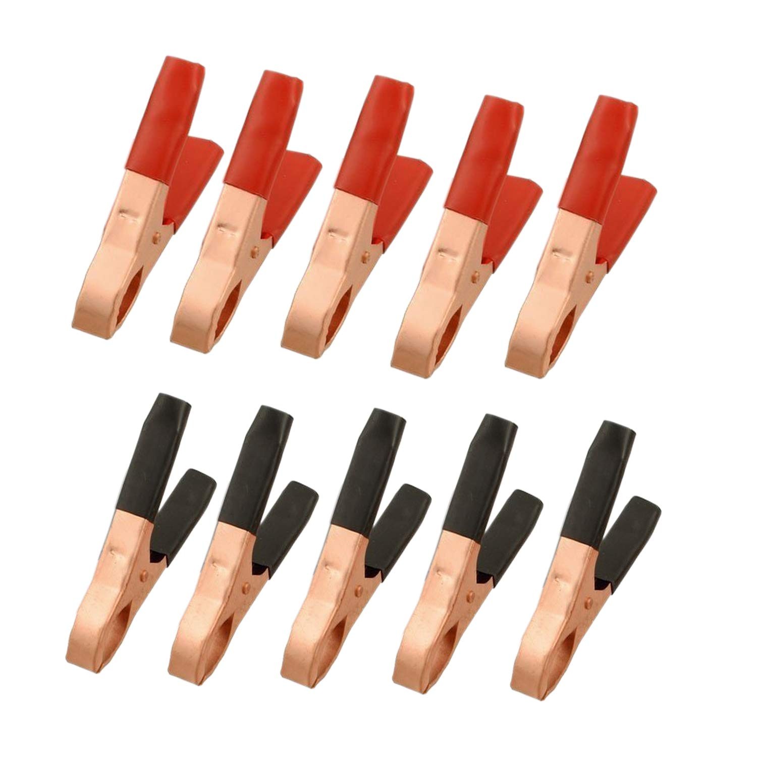 10 PCS Metal Alligator Clips Terminal Test Clamps 50A Electrical Battery