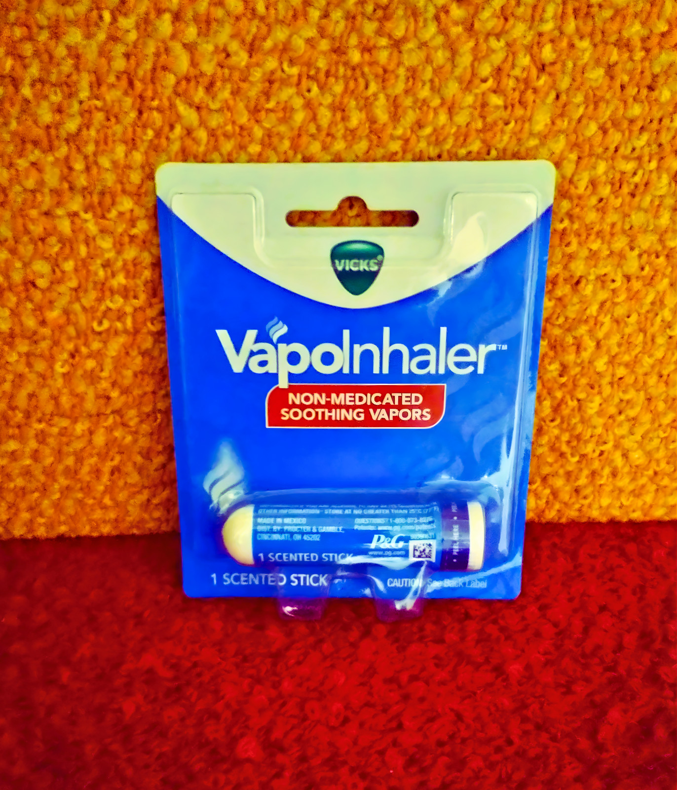 NEW/SEALED! Vicks VapoInhaler 1 Scented Stick - Non-Medicated Soothing Vapors