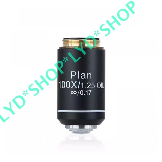 1pc New Plan 100X/1.25 ∞/0.17 Microscope Objective Lens OEM Substitute NA1.25mm