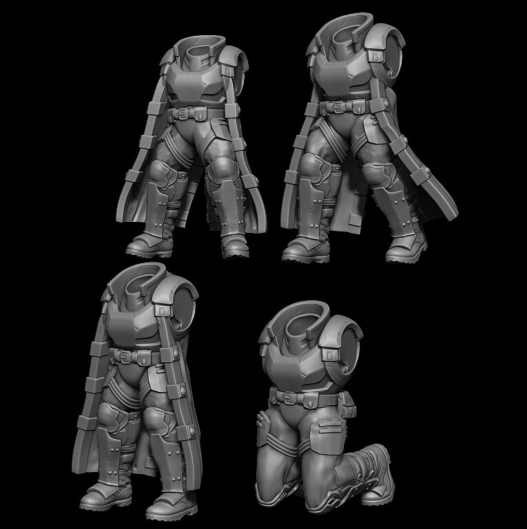 Wargames Compatible - Delta Sniper - Usable as Death Korps Sniper