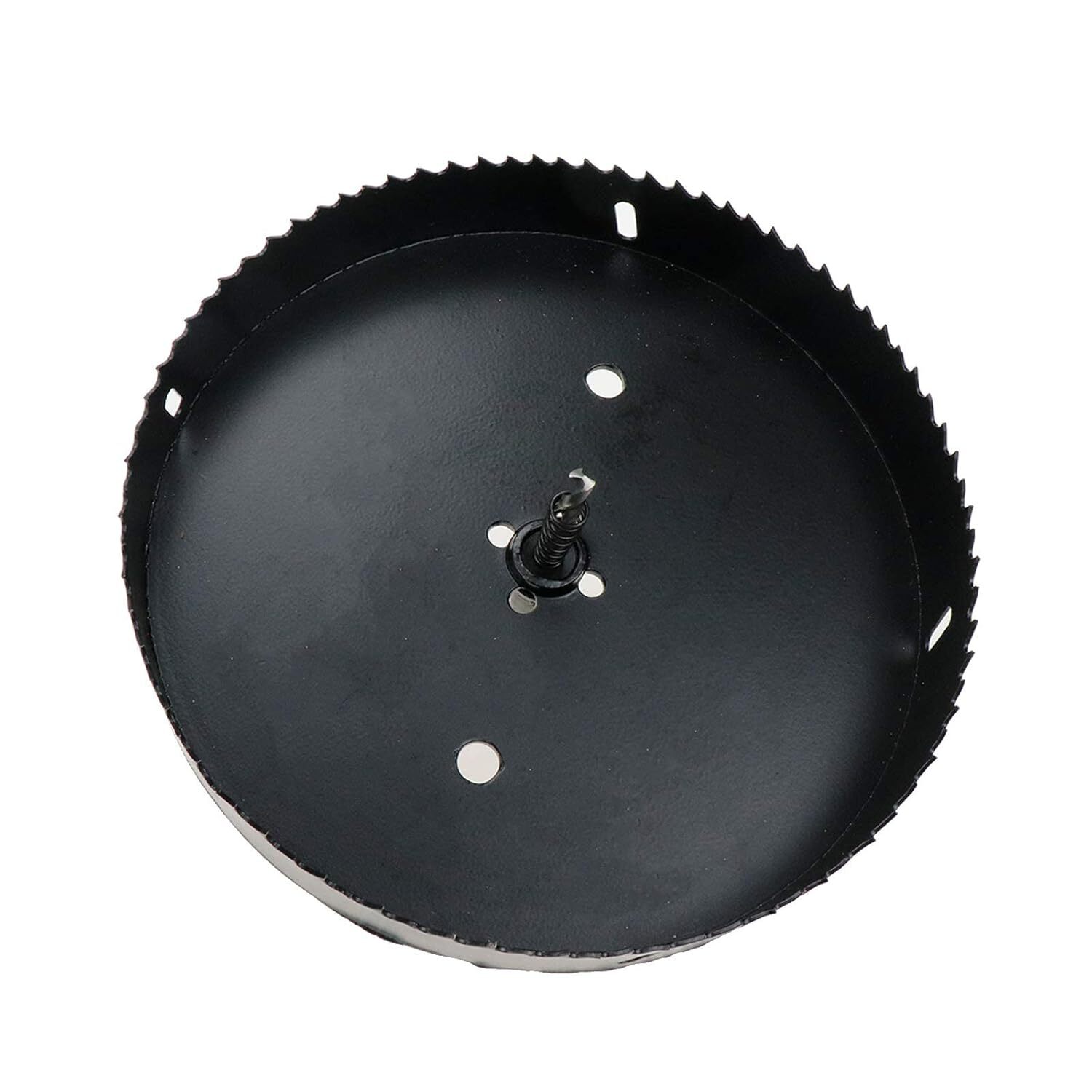 8 Inch Hole Saw Bi-metal Drill Bit With Sharp Teeth And Spring Loaded Design