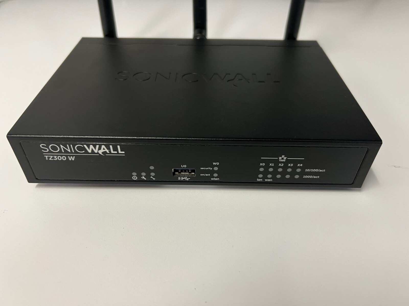 Dell SonicWALL TZ300 W Firewall Network Appliance w/ Power Supply - Lot of 2