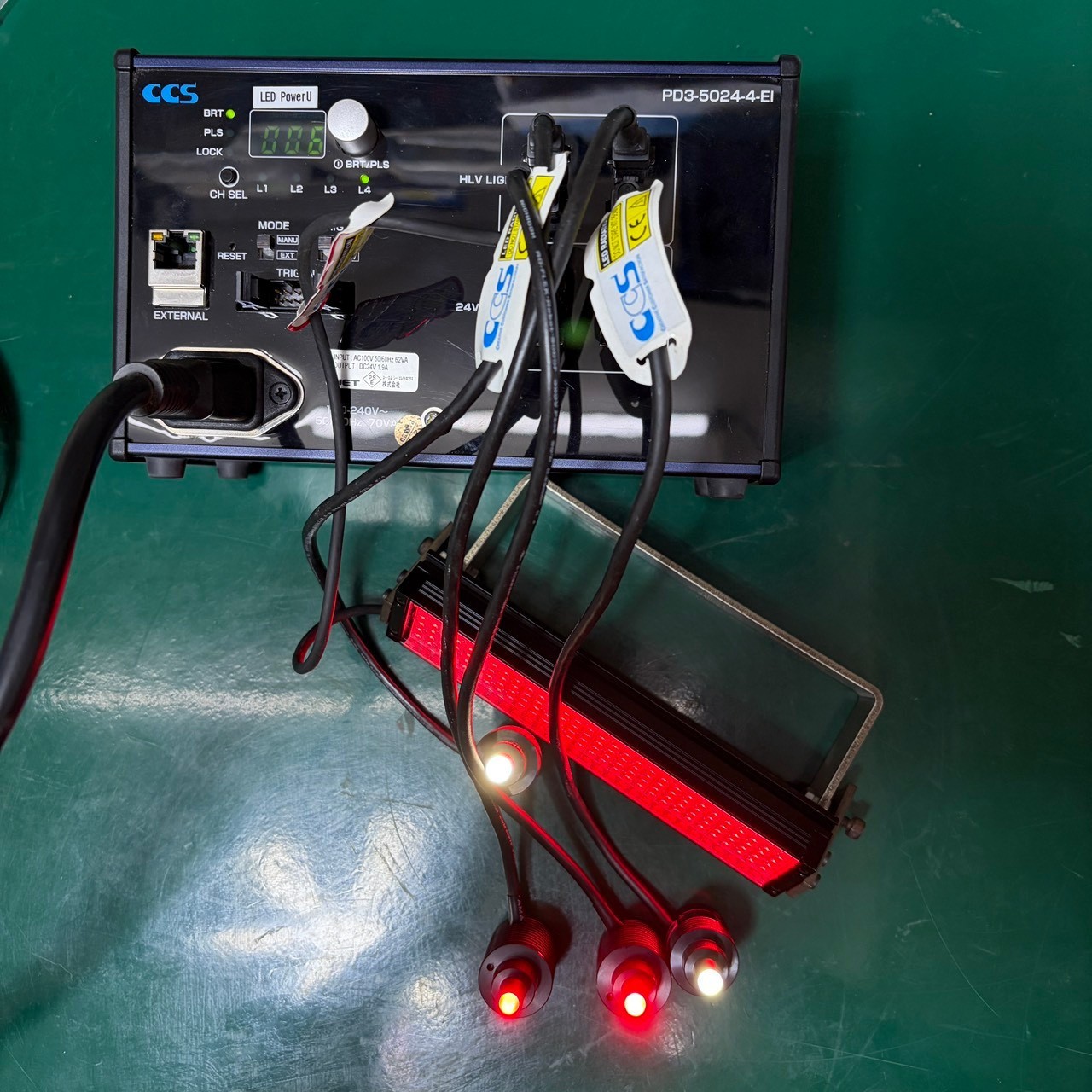 CCS PD3-5024-4-EI Control Unit MISSING LAMP as in photos, sn:9464, Tested, DHL