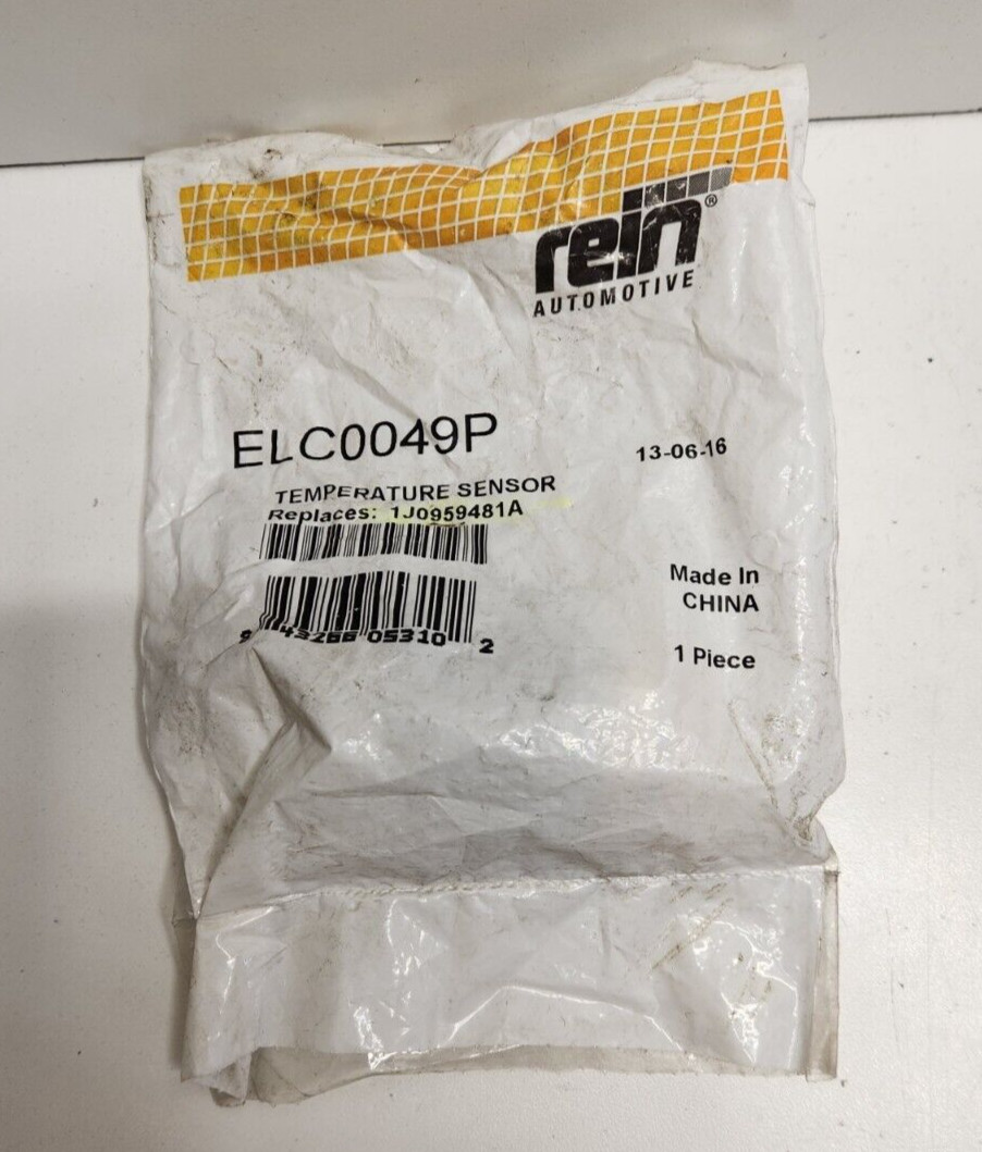 NEW OLD STOCK! REIN AUTOMOTIVE TEMPATURE SENSOR ELC0049P