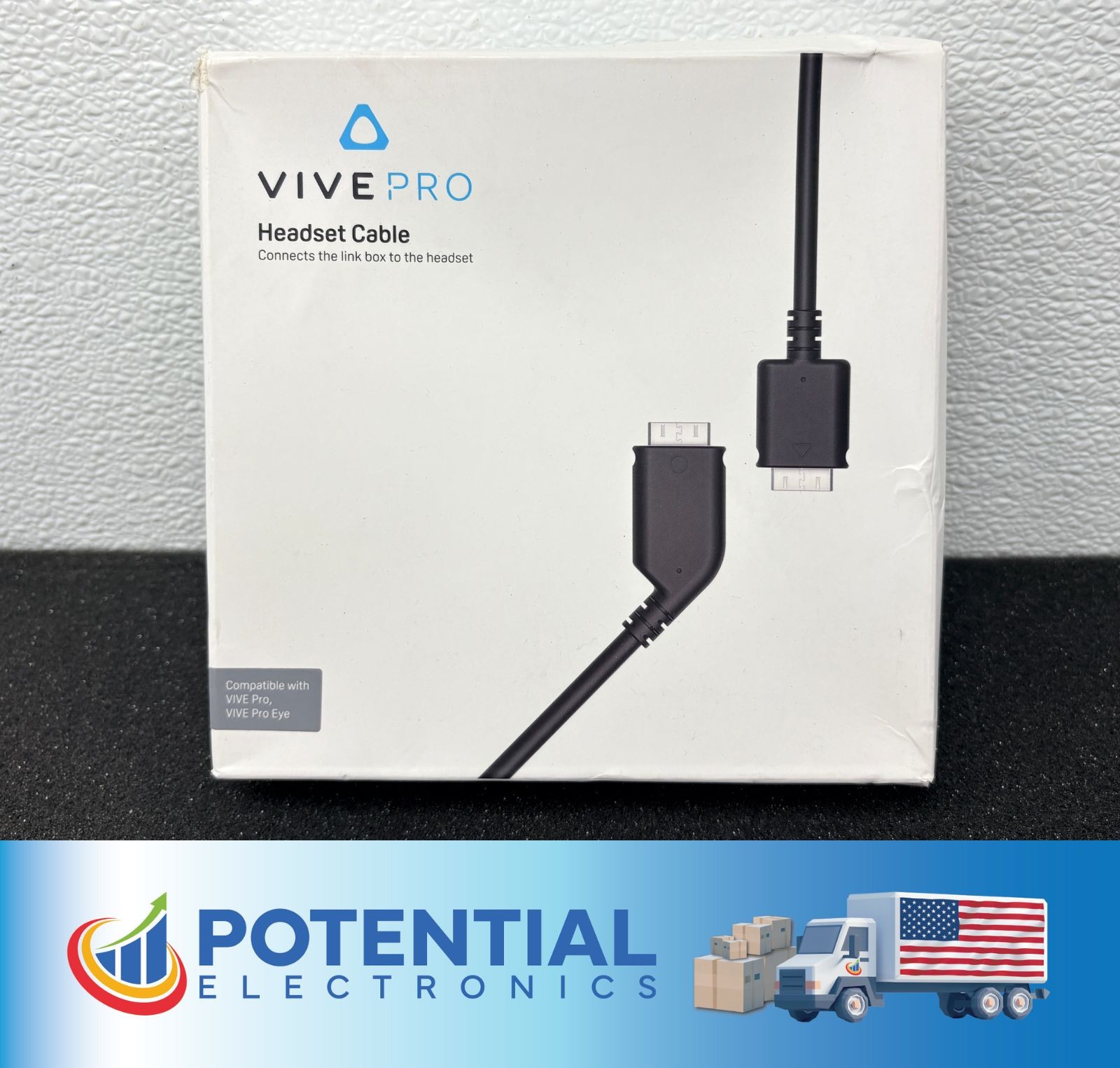 NEW (Sealed) | HTC CA H200 Vive Pro and Pro Eye Headset Cable Only - Black