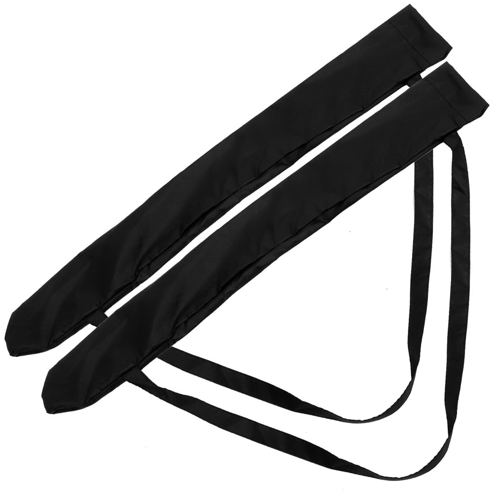 2Pcs Protective Umbrella Covers with Buckle Design and Adjustable Carrying Strap