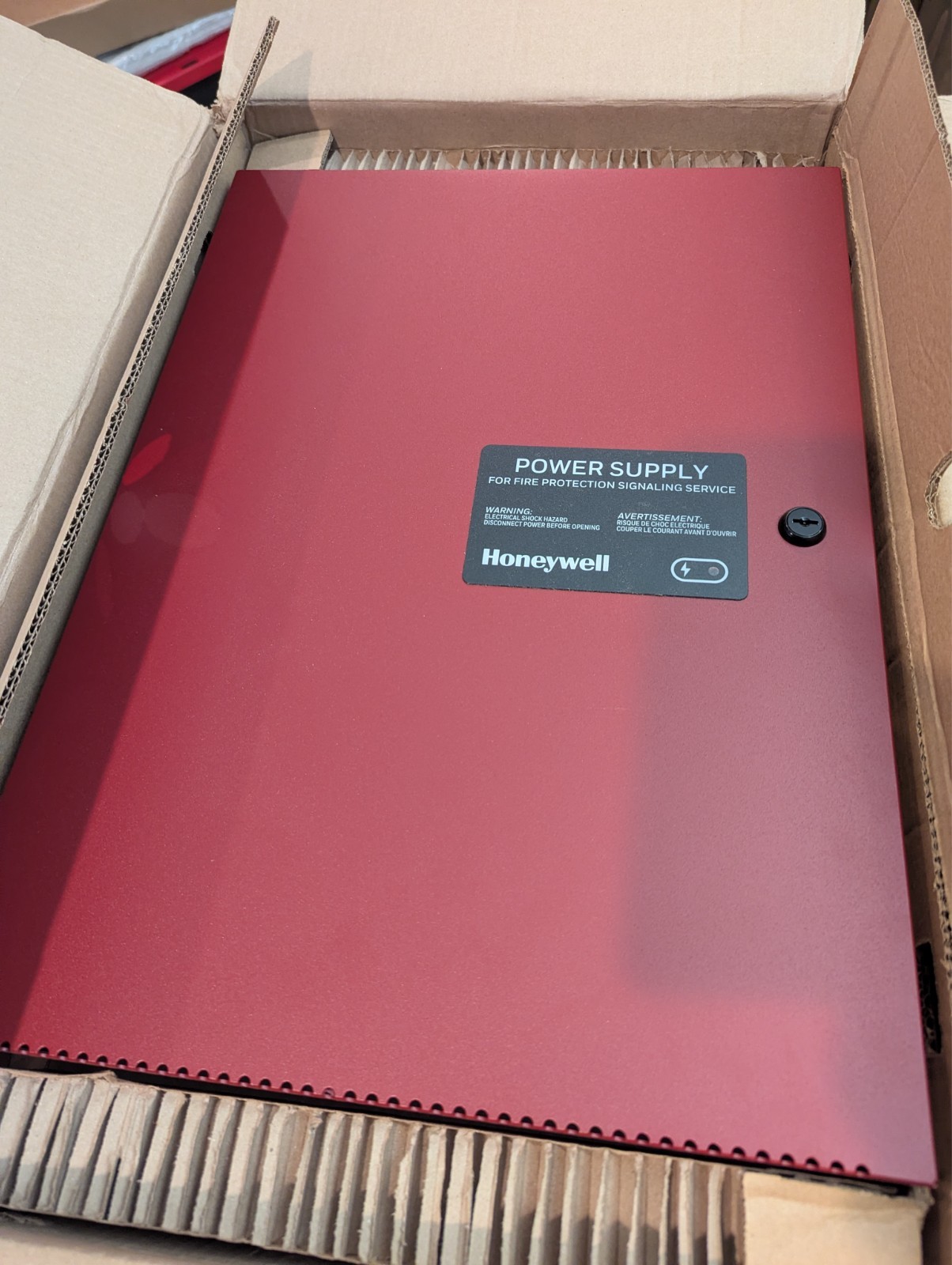 Honeywell Power Supply Fire Box HPF-PS6E 6.0 Amps 120VAC Red