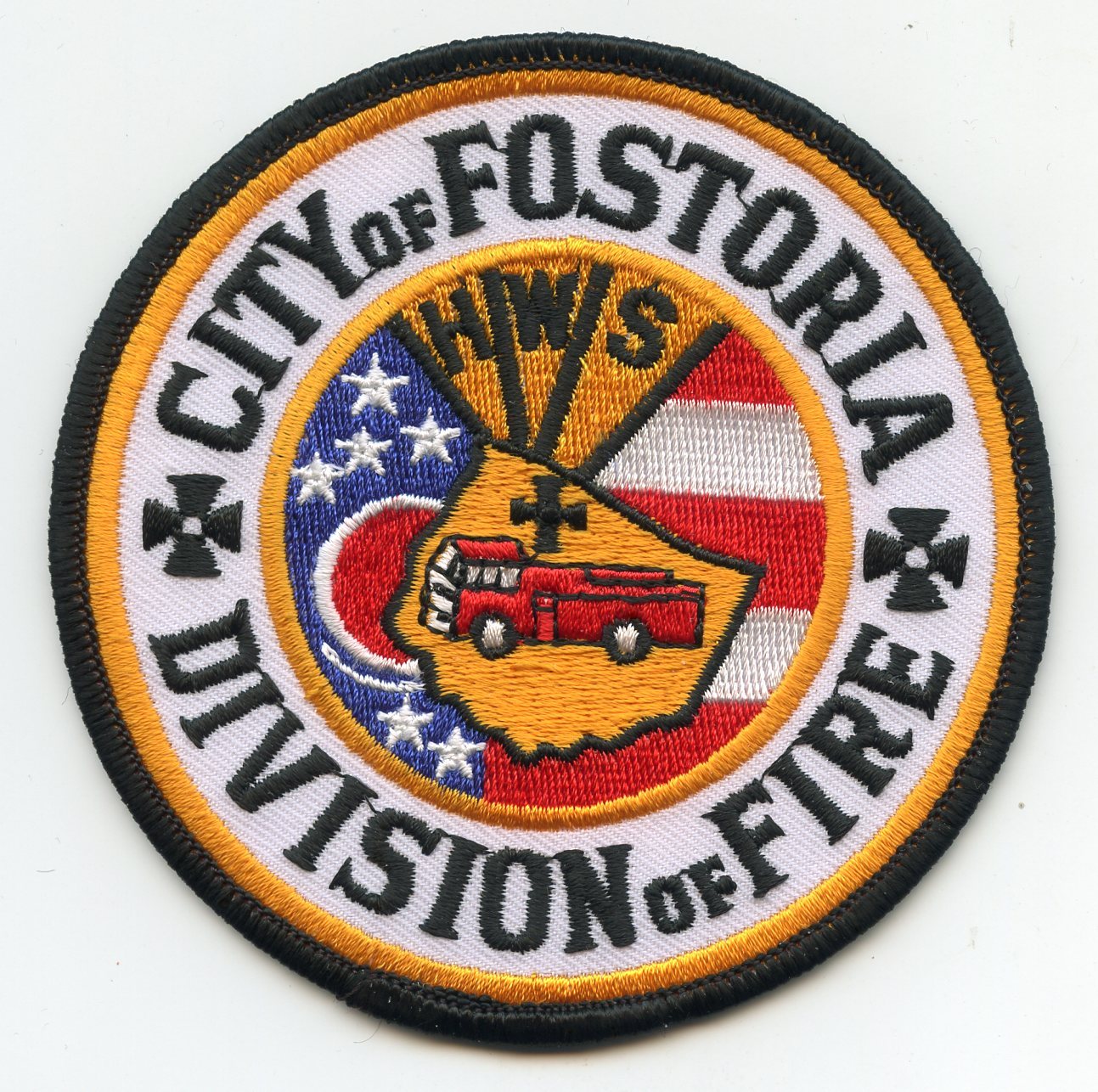 FOSTORIA OHIO OH FIRE PATCH