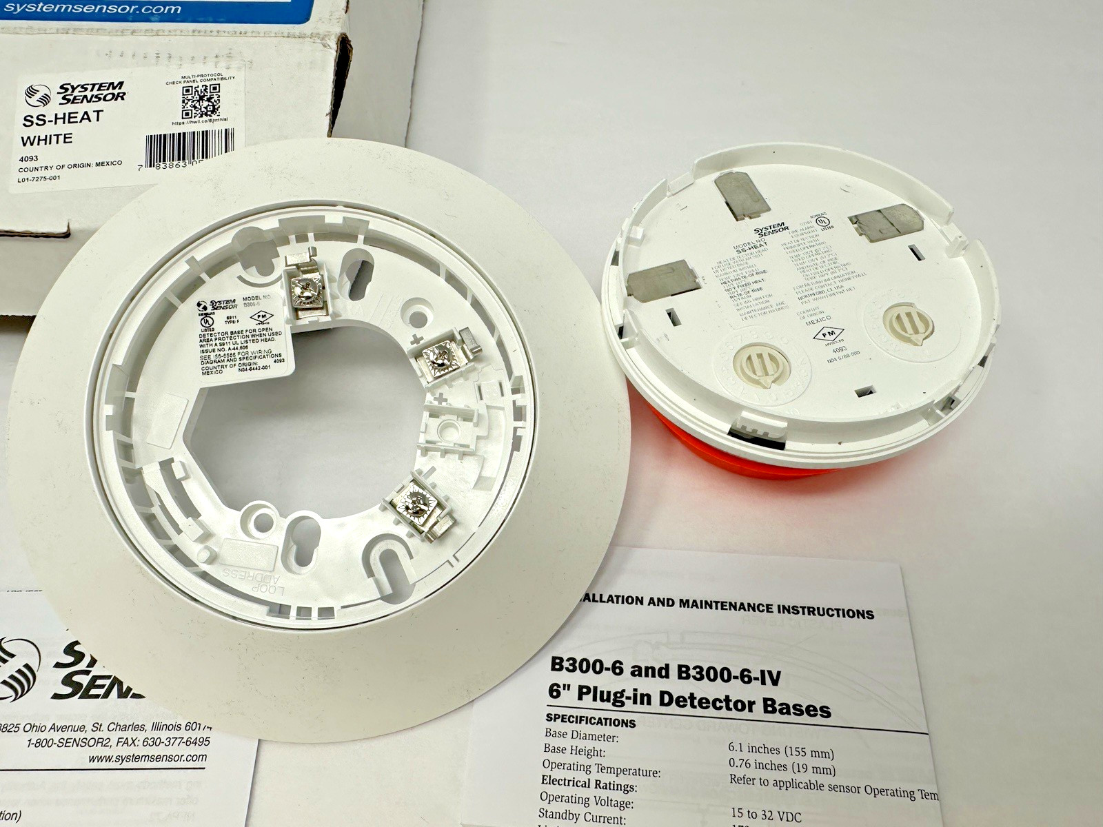 NEW System Sensor SS-HEAT - Fast Free Shipping!