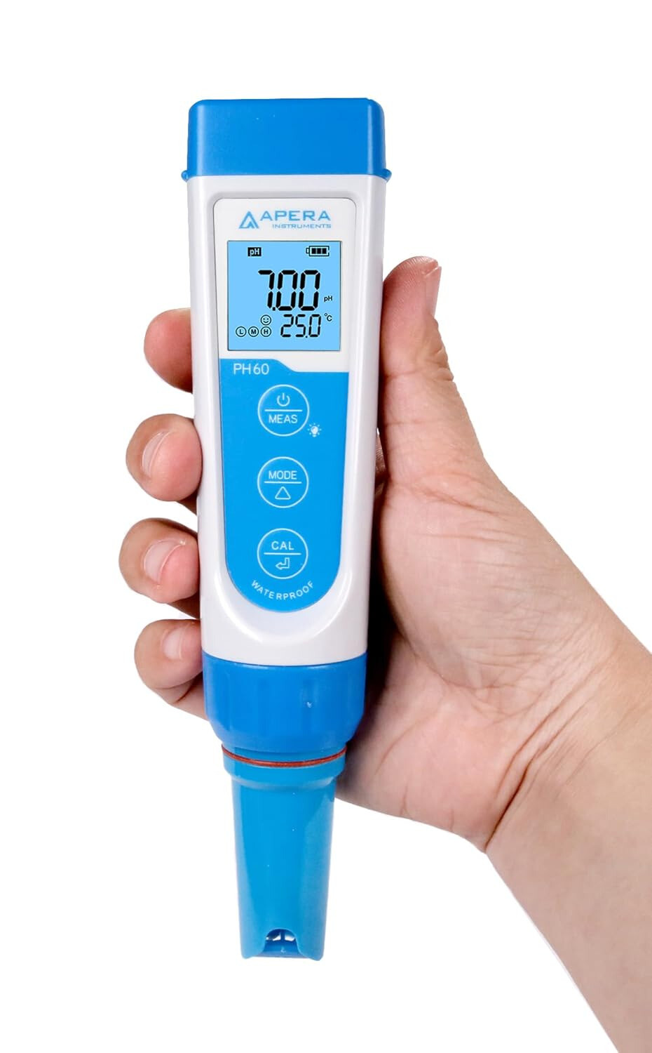 Waterproof pH Pocket Tester Kit,Easy 1-3 points auto. calibration,Lcd display