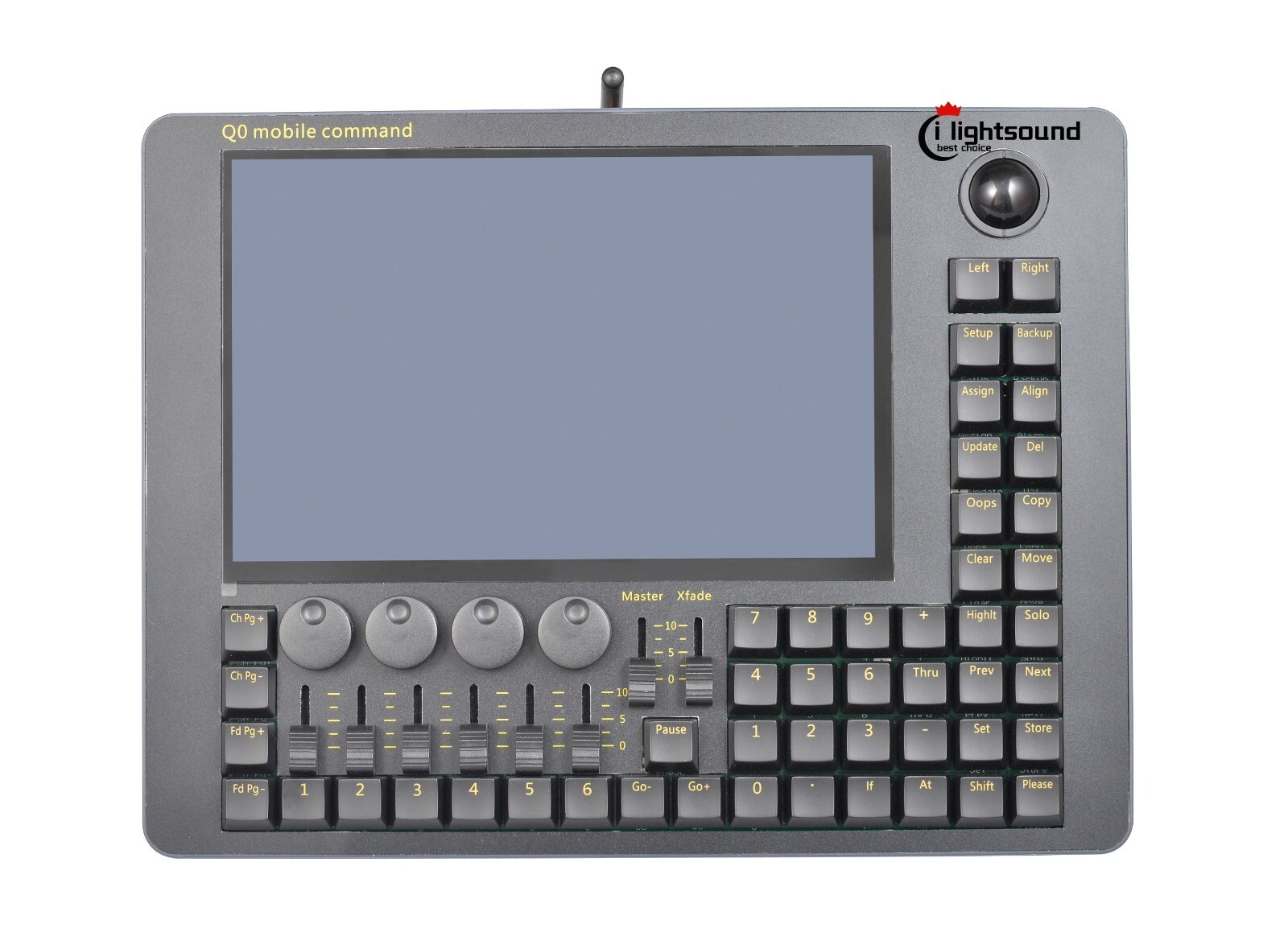 Q0 mobile command mini command on pc dmx light controller w/touch screen+bag