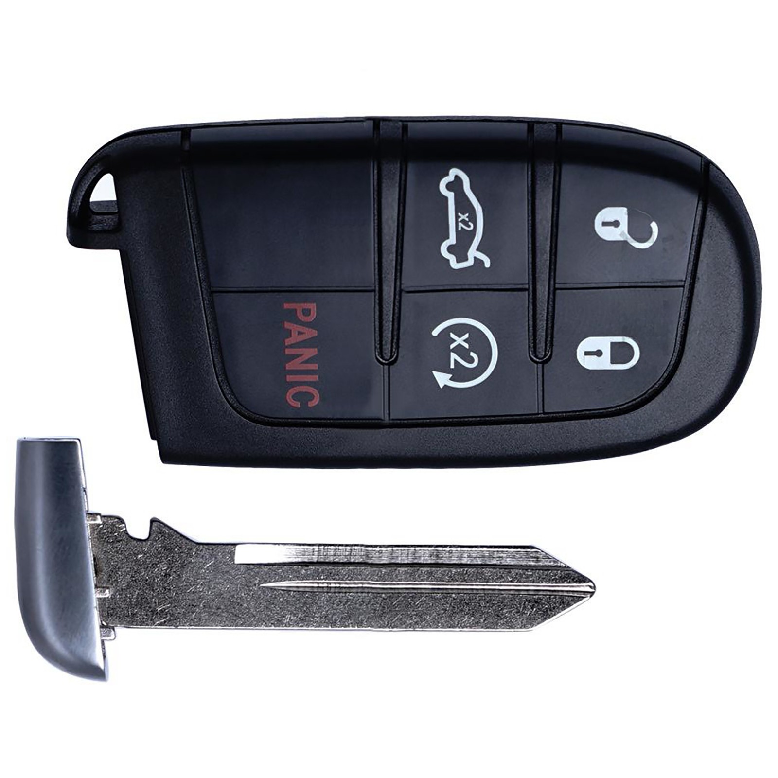 5-Button Car Remote Key Fob Replace Part For Dodge Charger Journey 2011-2015