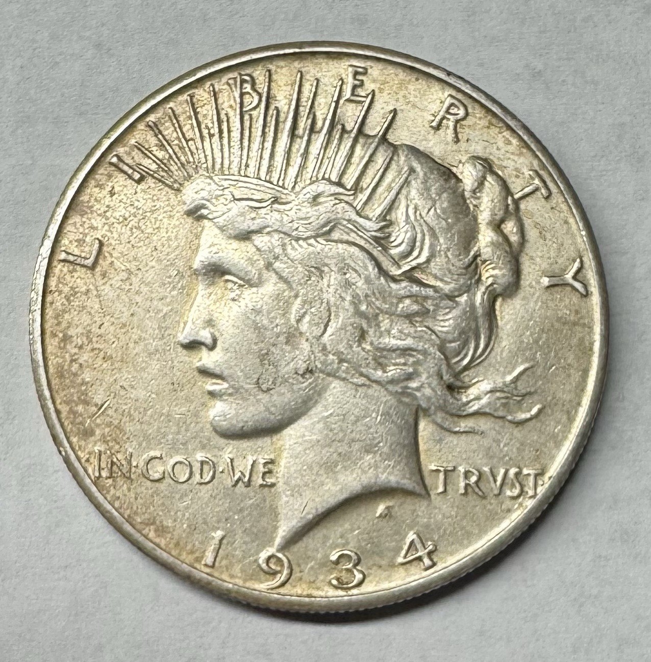 1934-S San Francisco Peace Silver Dollar $1 Extremely Fine