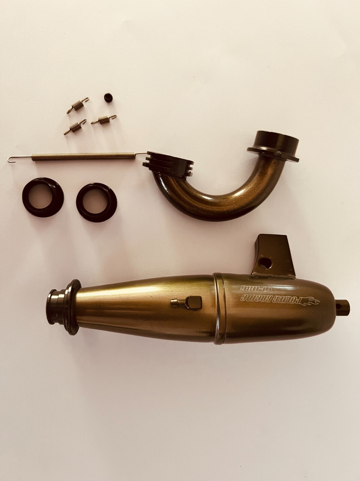 RC car tuned pipe 1/8 Off-road 1-Piece Set Double Chamber HA 086(reinforced)
