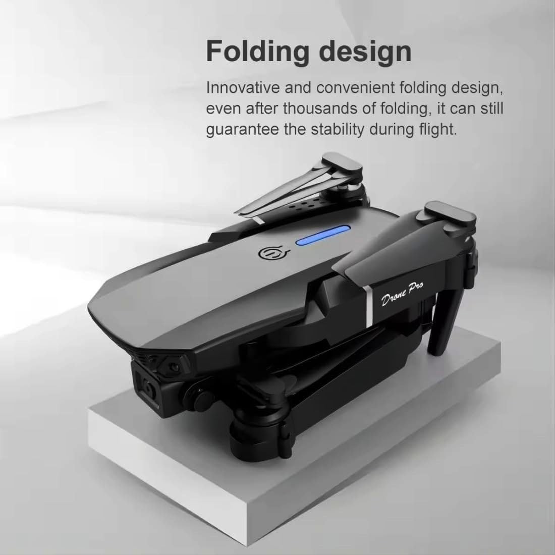 4K HD Drone Dual Camera WiFi FPV Foldable Quadcopter RC with Screen Remote